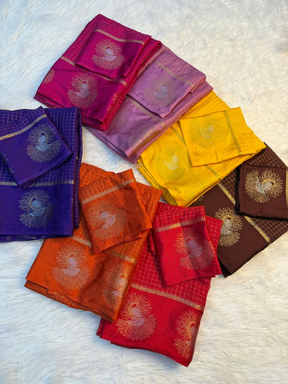 Legacy of Elegance Viscose Crepe Silk Saree