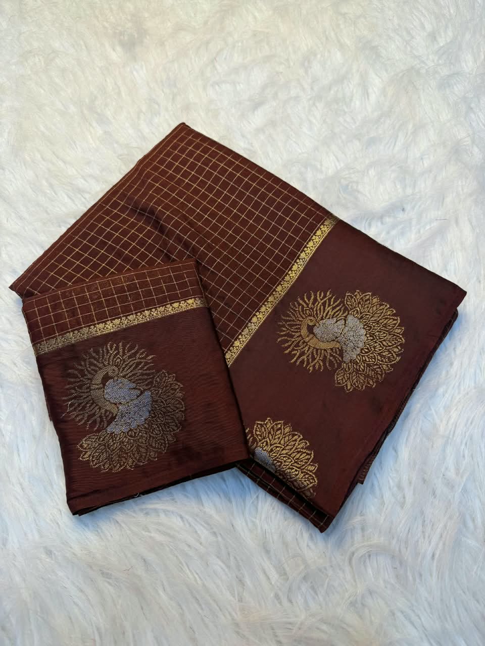 Legacy of Elegance Viscose Crepe Silk Saree