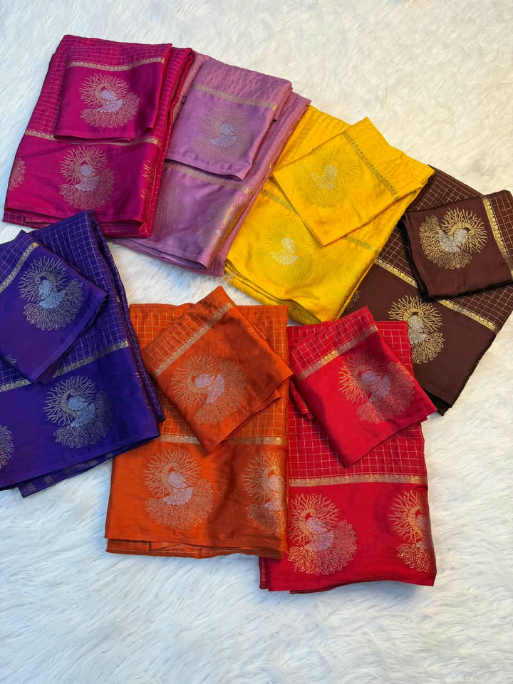 Legacy of Elegance Viscose Crepe Silk Saree