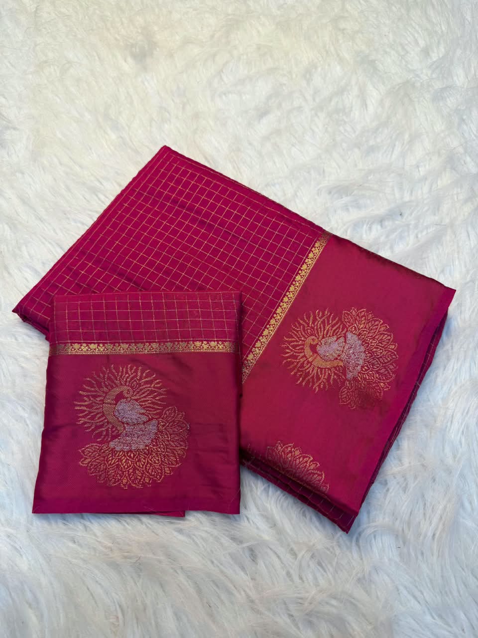 Legacy of Elegance Viscose Crepe Silk Saree