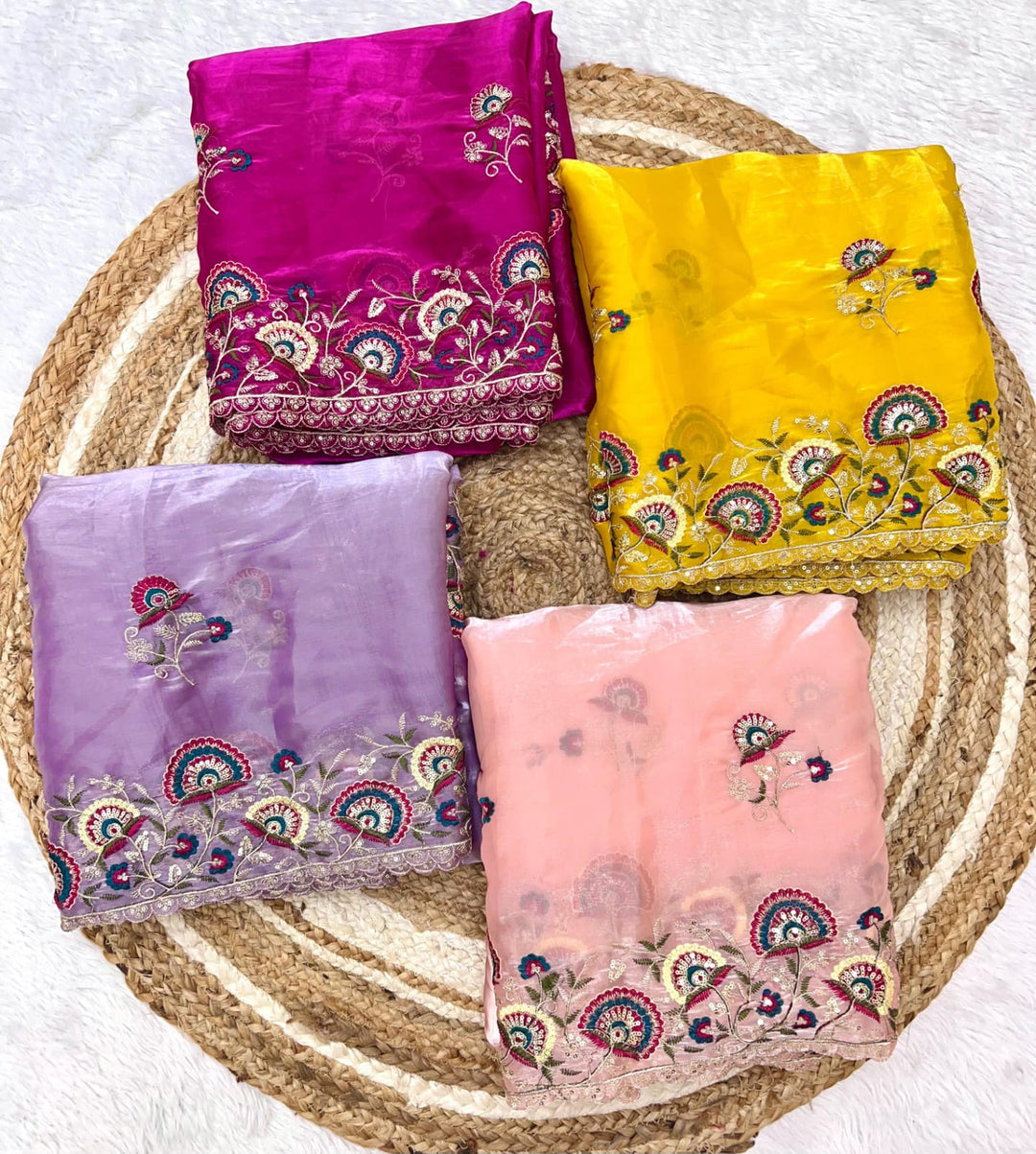 Aurum Affair – Soft Satin Organza Saree