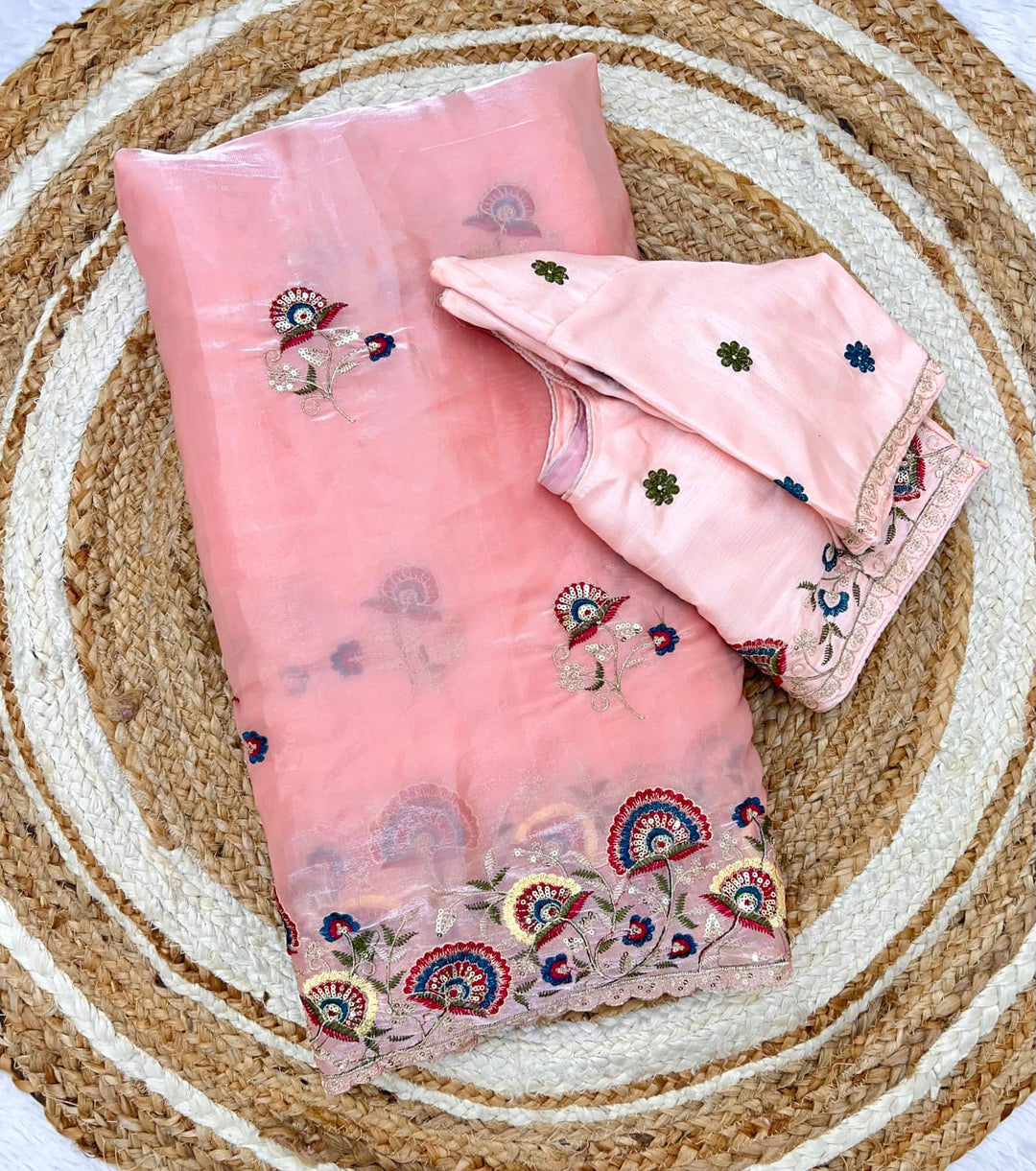 Aurum Affair – Soft Satin Organza Saree