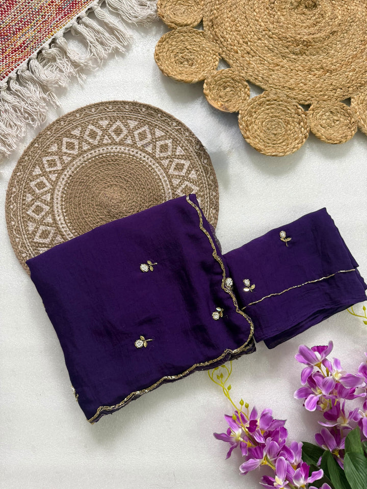 Glam Crush Rangoli Silk Saree