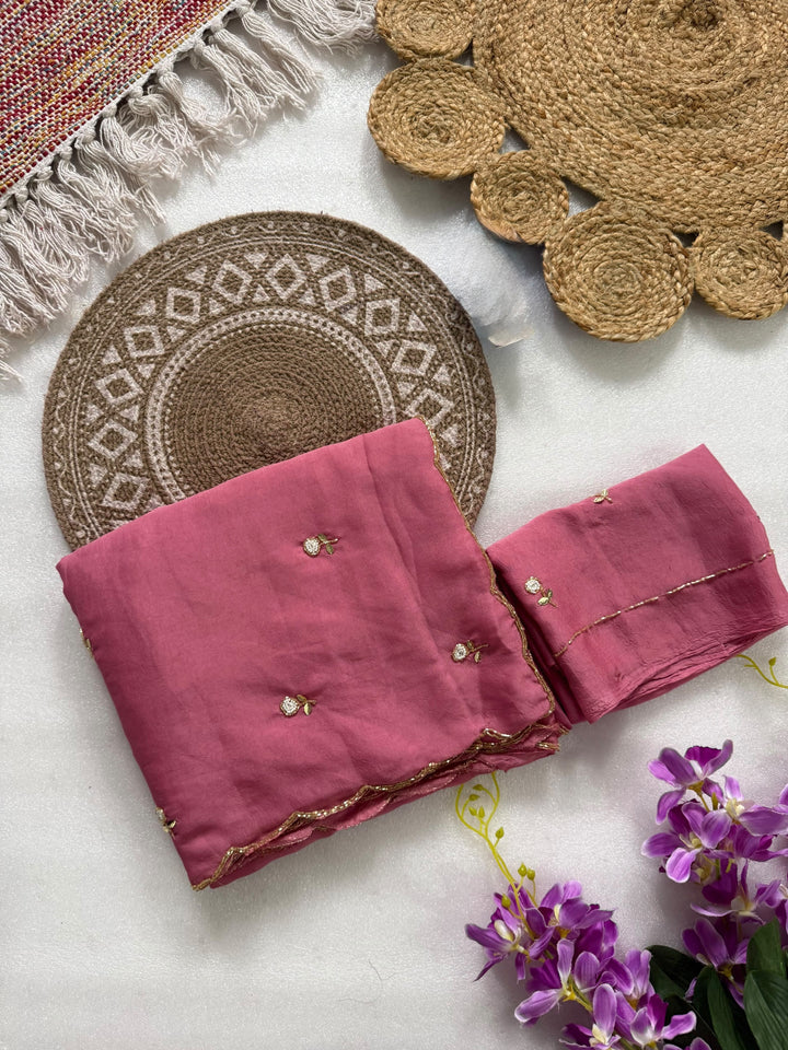 Glam Crush Rangoli Silk Saree