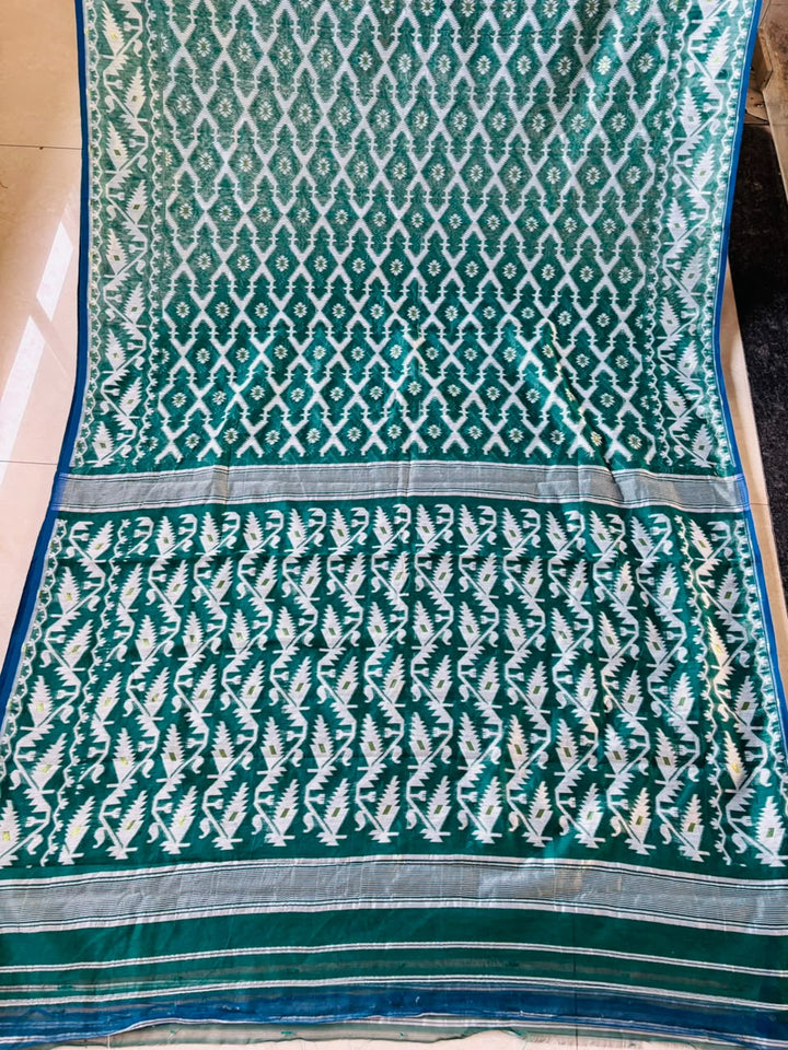 Neel Komol ( নীল কমল )Bengal Jamdani Saree