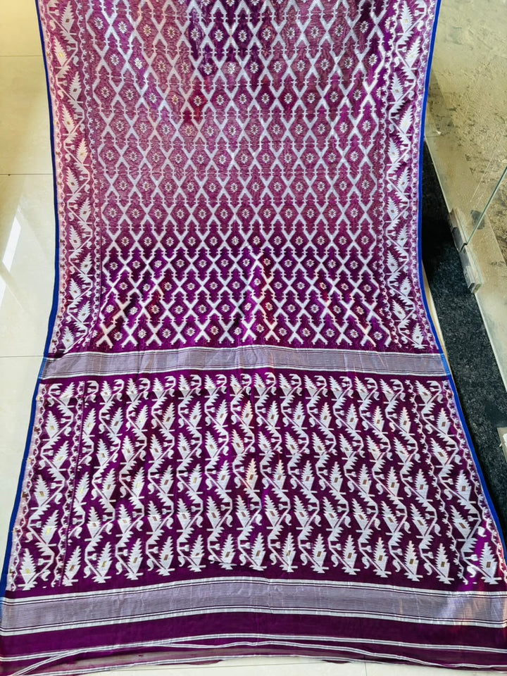 Neel Komol ( নীল কমল )Bengal Jamdani Saree