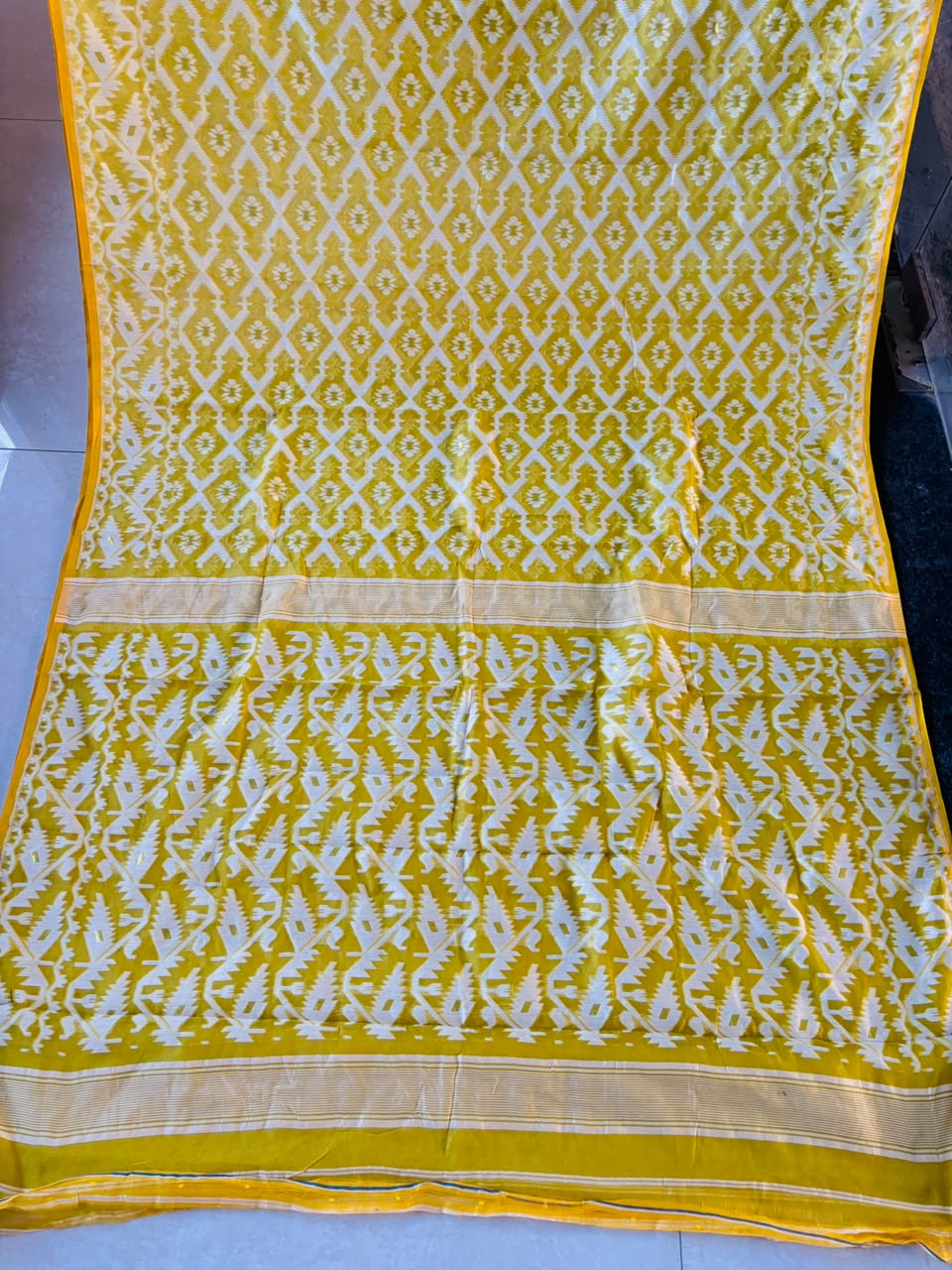 Neel Komol ( নীল কমল )Bengal Jamdani Saree