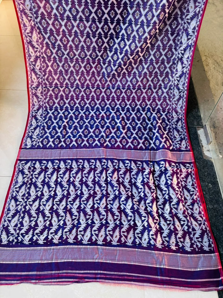 Neel Komol ( নীল কমল )Bengal Jamdani Saree