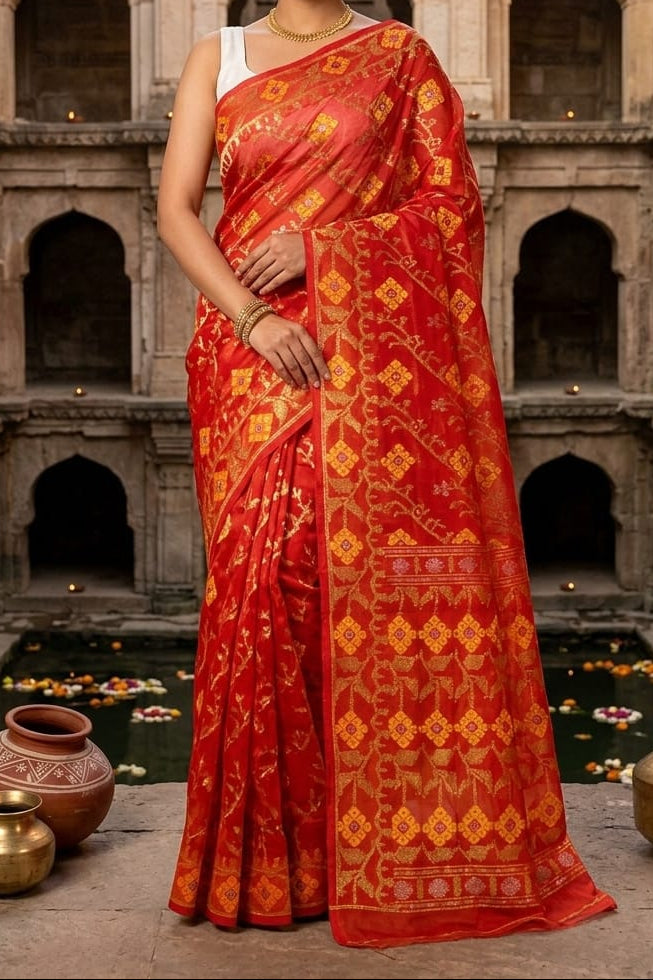 Bonediyana (বনেদিয়ানা)Bengal Jamdani Saree