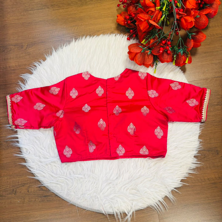 Sunehri Adaa Mashru Banarasi Silk Blouse