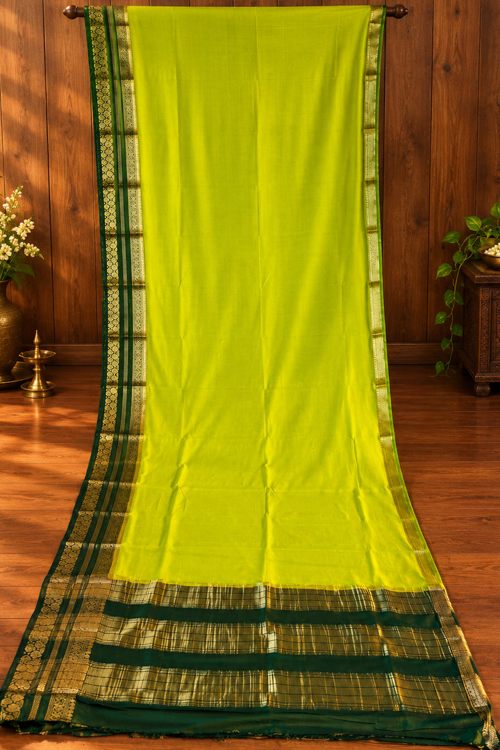 Royal Enchantress Mysore Crepe Silk ( Semi ) Saree
