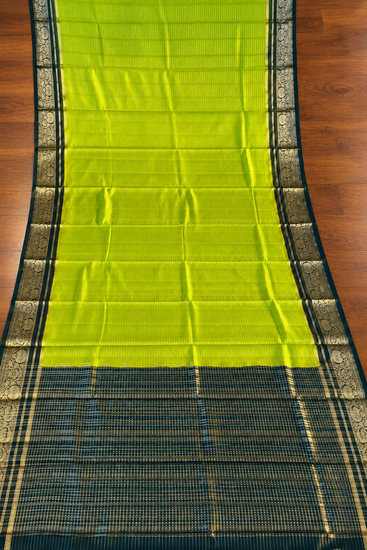Royal Enchantress Mysore Crepe Silk ( Semi ) Saree