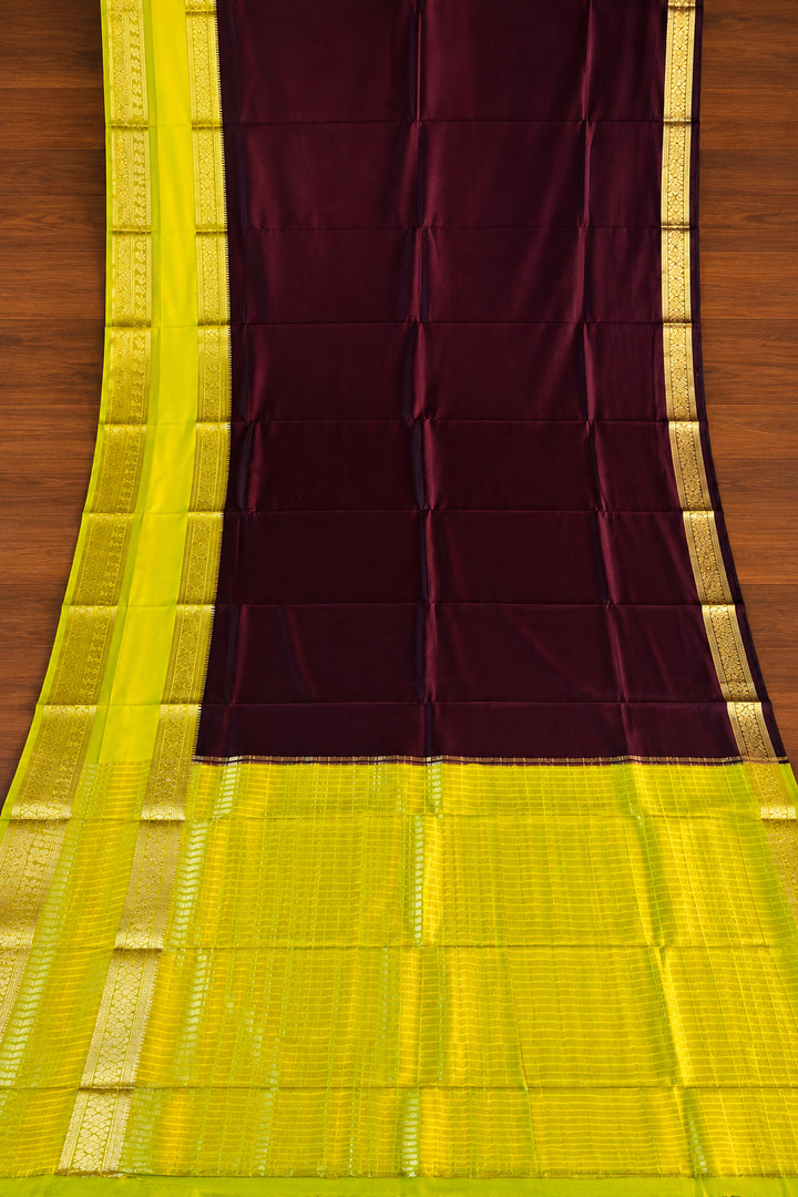 Royal Enchantress Mysore Crepe Silk ( Semi ) Saree