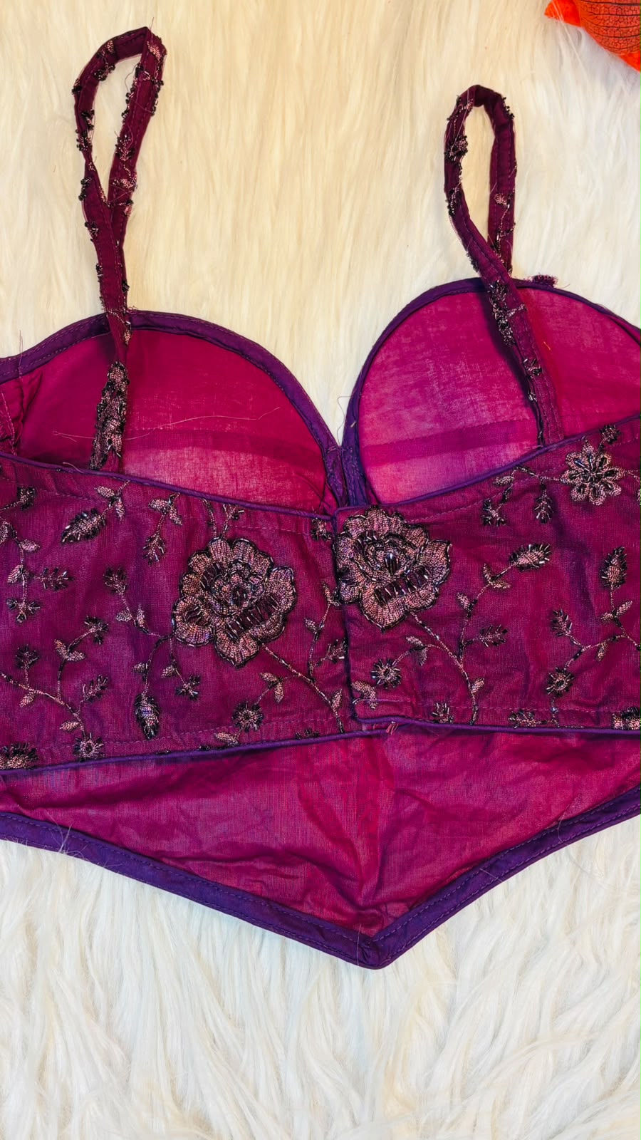 Beauty in Bling – Designer Katdana & Thread Embroidered Blouse