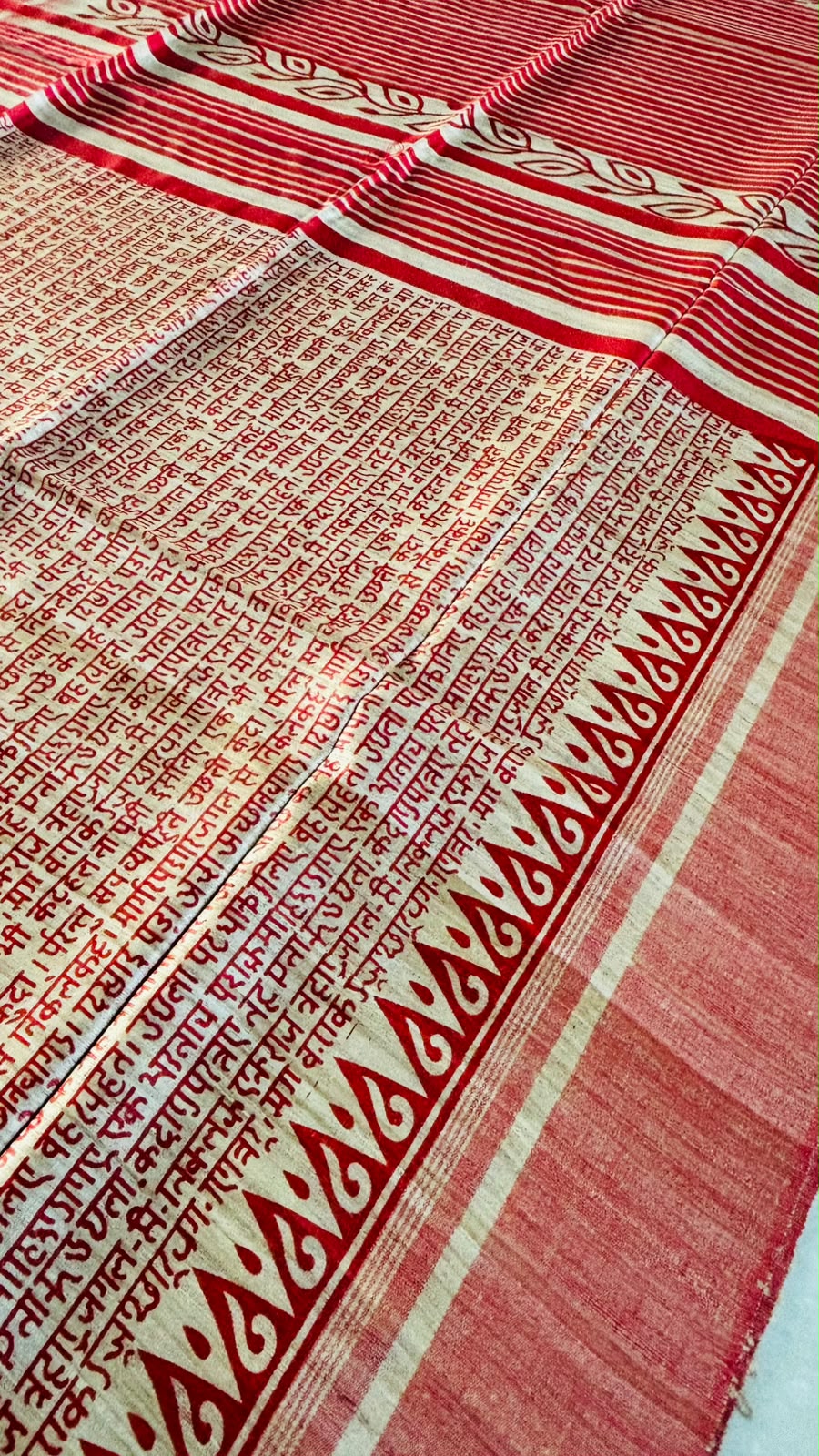 Vedic Scholar - Aabhaangi Ghicha Tussar Silk Saree
