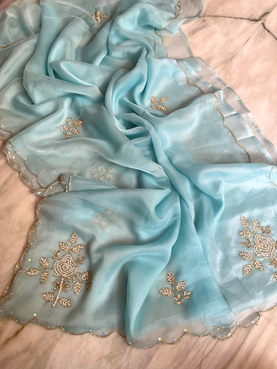 Wink of Love Chiffon Saree