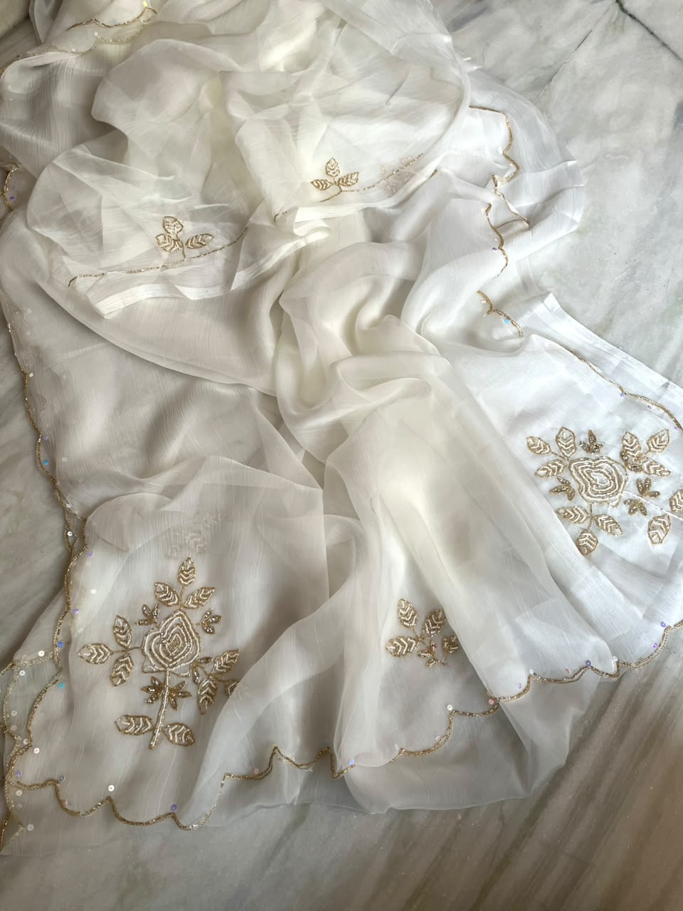 Wink of Love Chiffon Saree