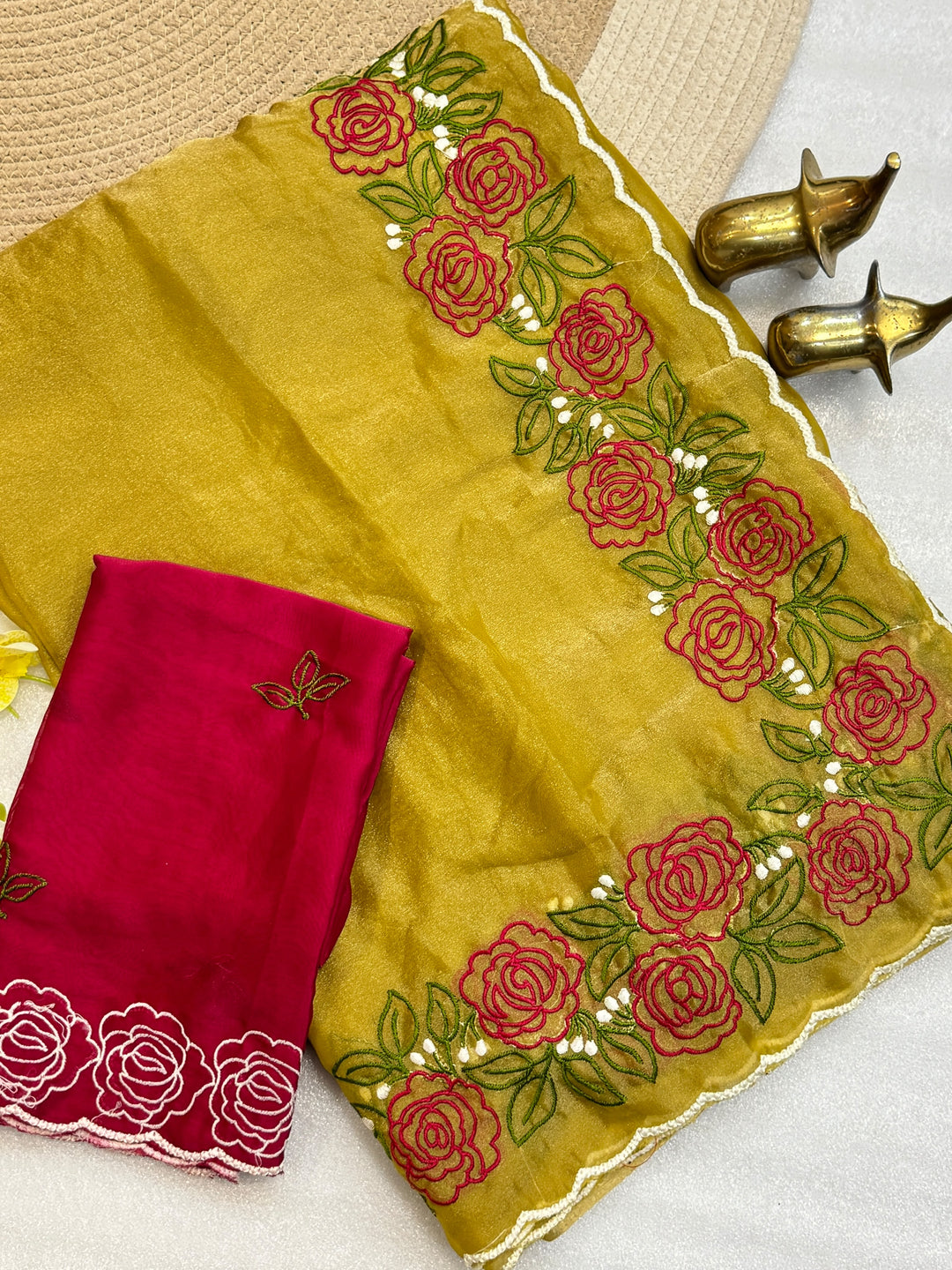 Secret Glance Organza Silk Saree