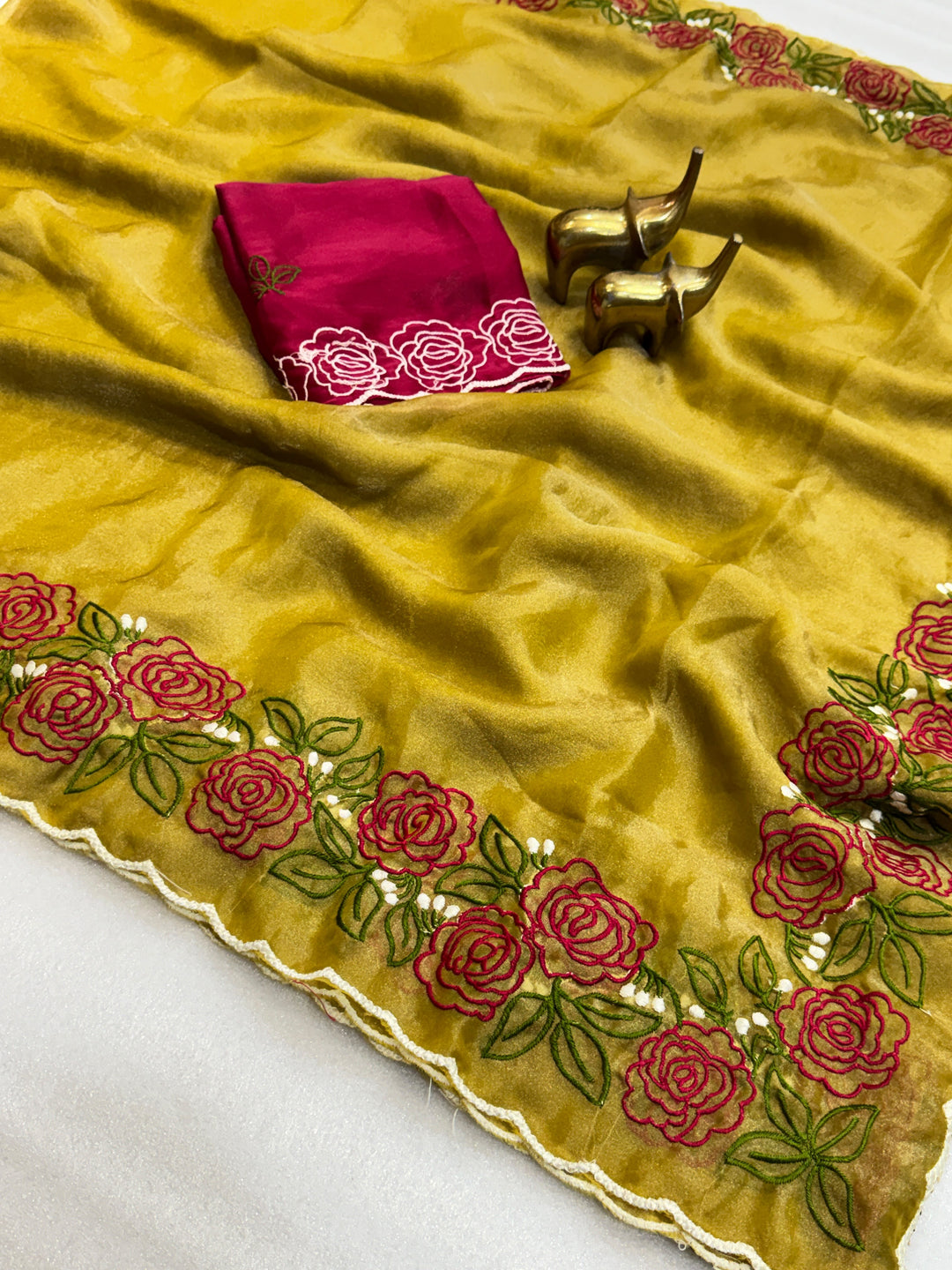 Secret Glance Organza Silk Saree