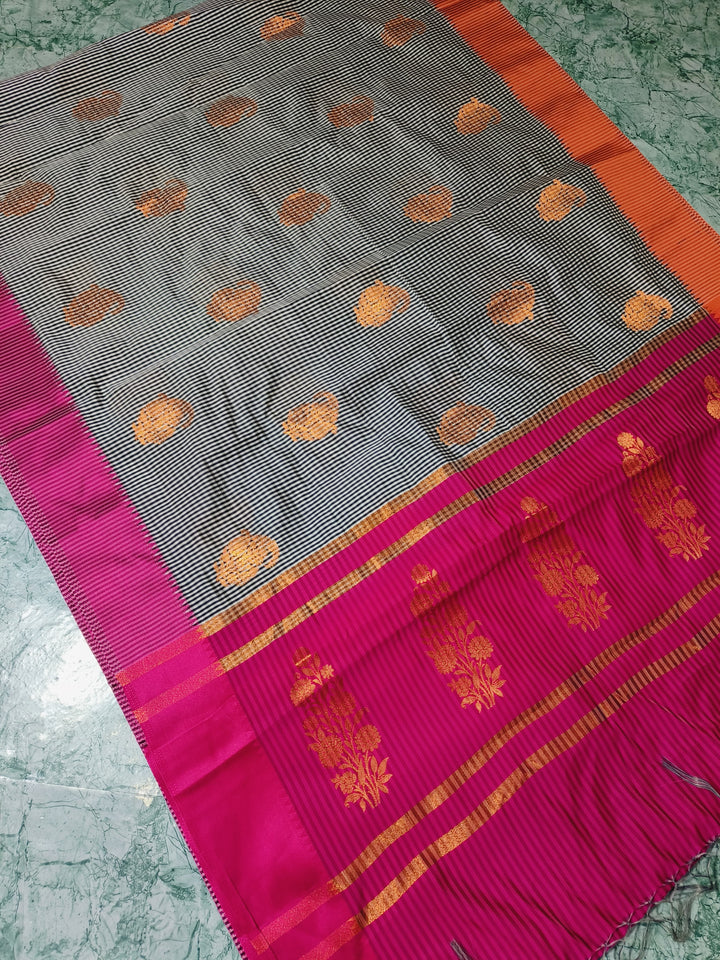 Shubh Shringar Banarasi Semi Katan Silk Saree