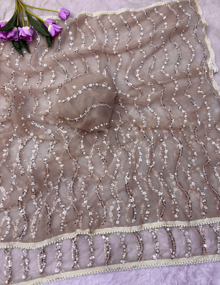 Glamour Queen Designer Net Saree