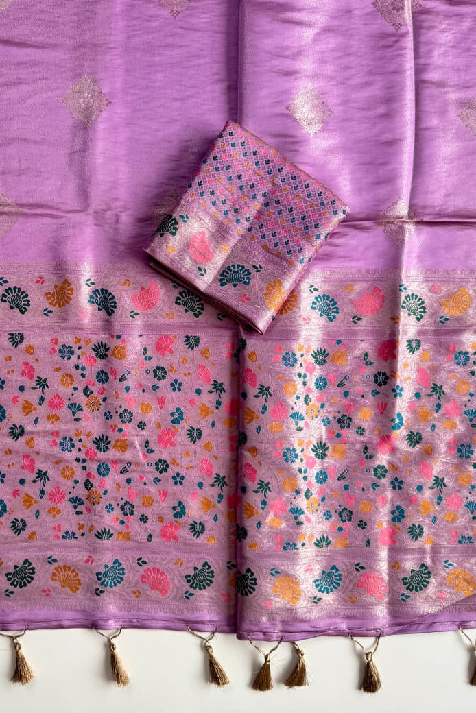 Sajni Sawariya Tissue Banarasi Saree