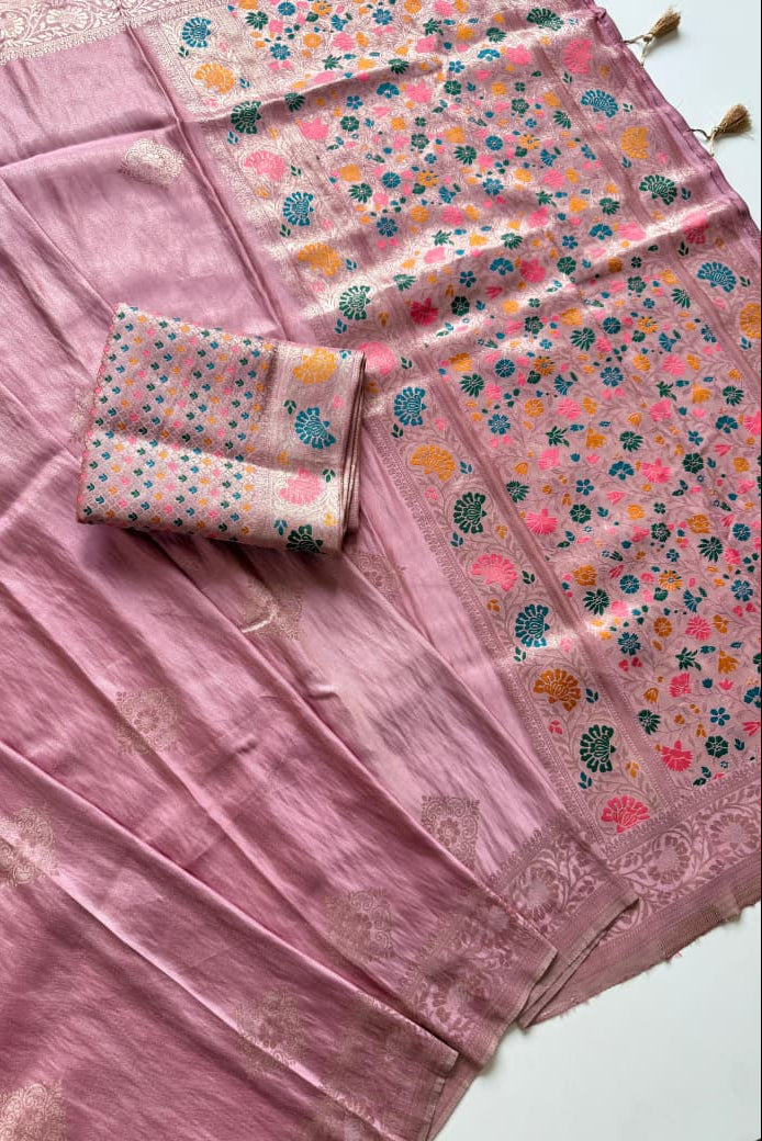 Sajni Sawariya Tissue Banarasi Saree