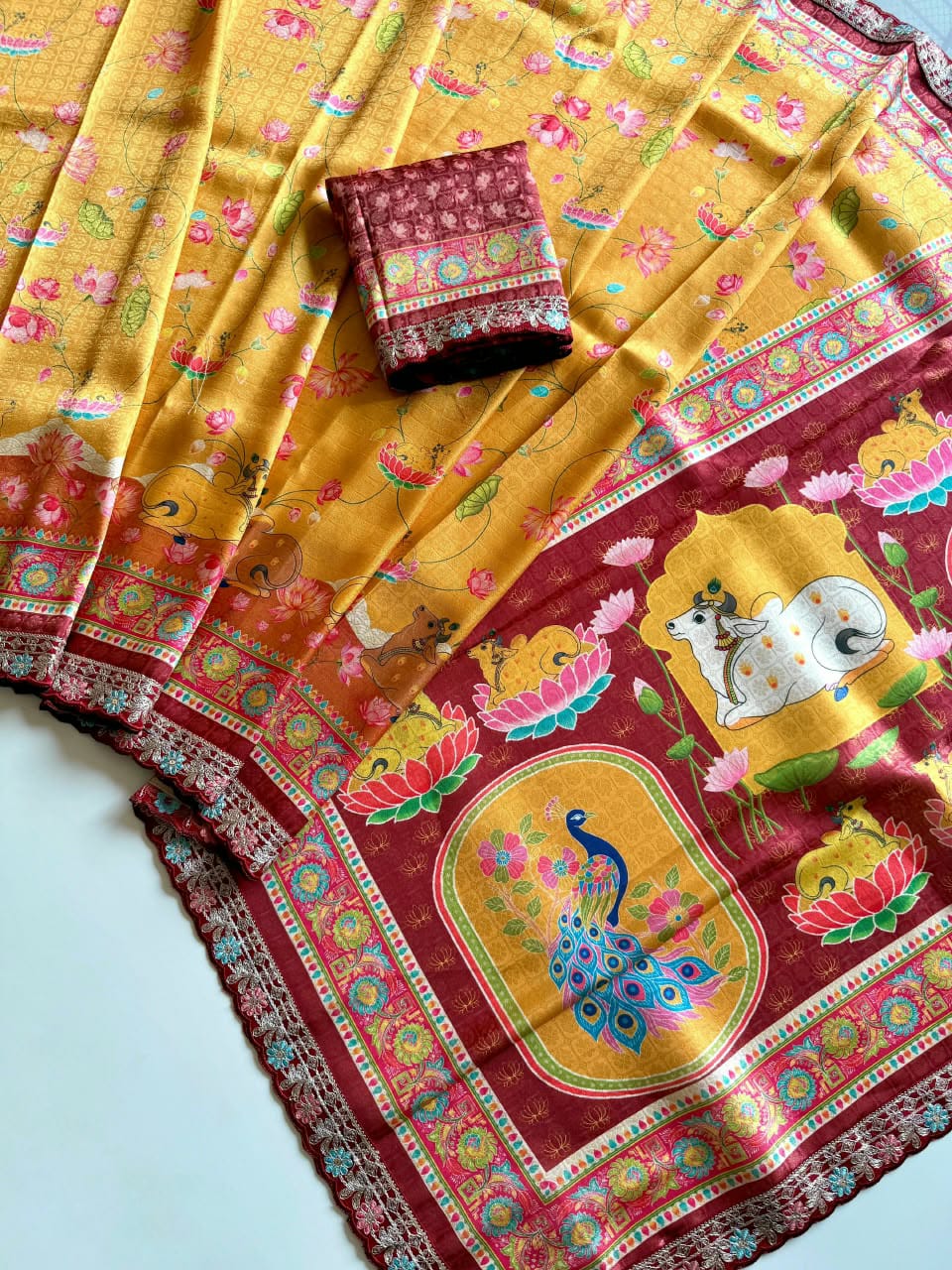 Madhabh Maya Designer  Banarasi Dola Silk Saree