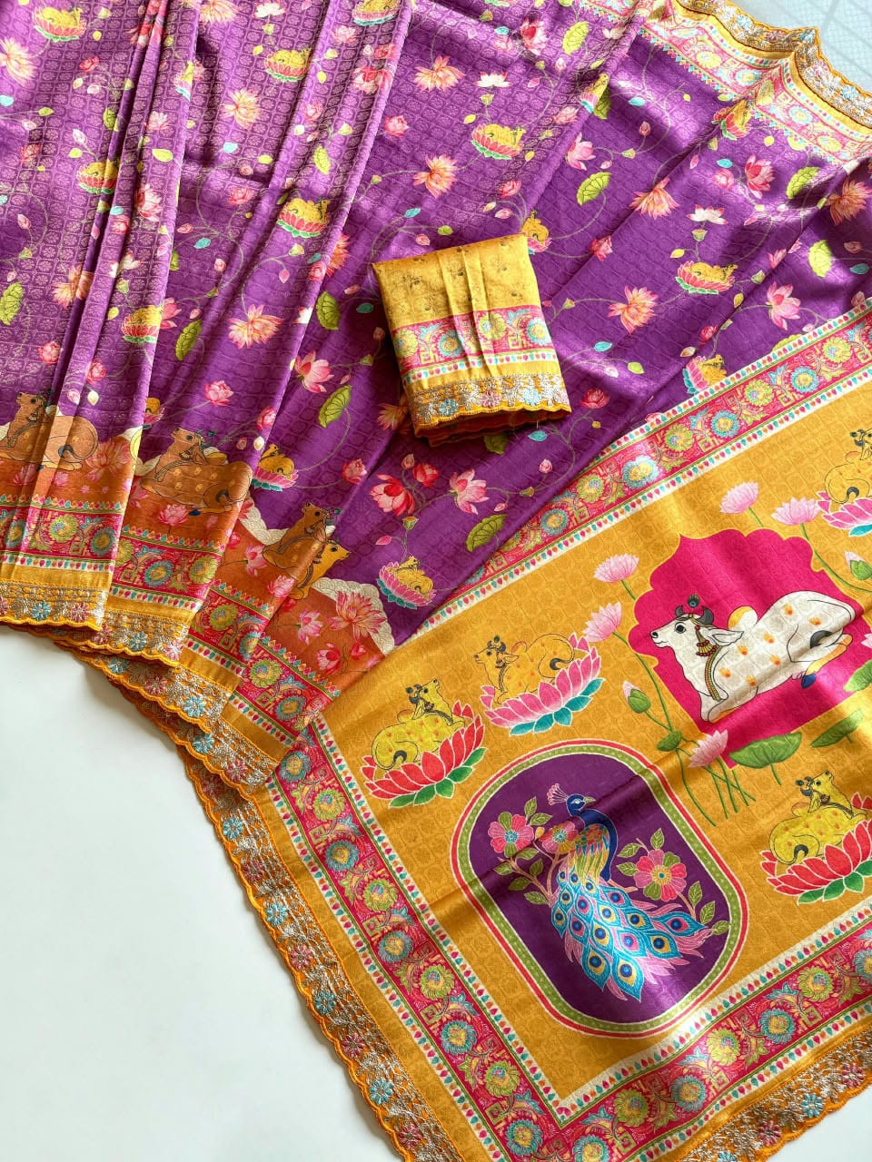 Madhabh Maya Designer  Banarasi Dola Silk Saree