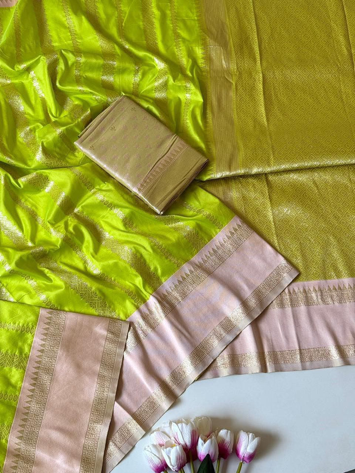 Prem Bandhan Silk Jacquard Weaving Saree