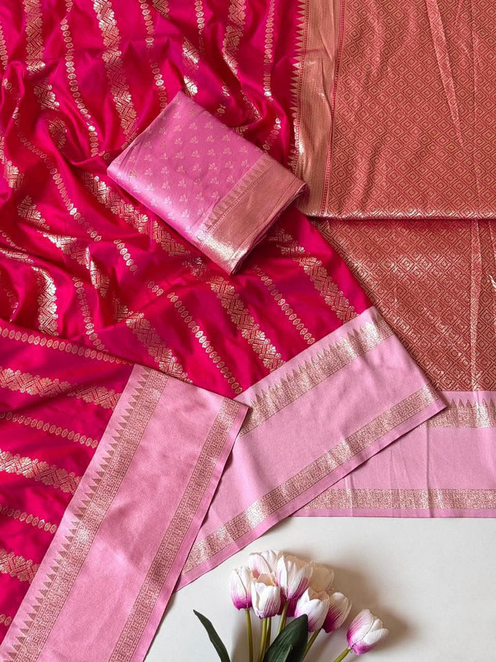 Prem Bandhan Silk Jacquard Weaving Saree