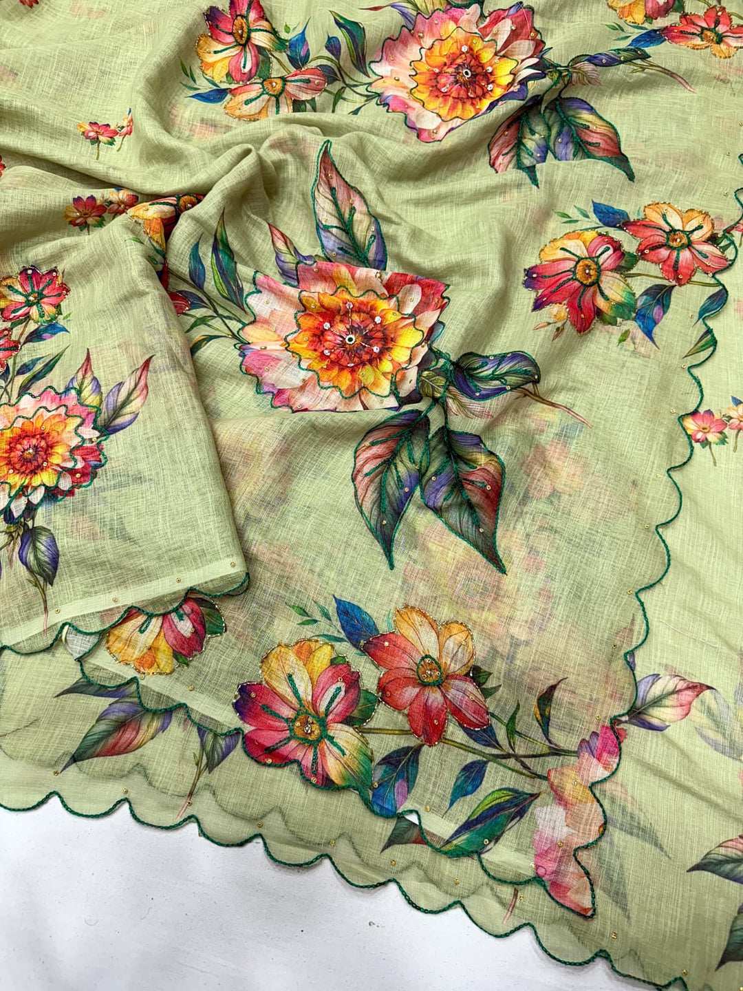 Phool Power  Cotton Saree