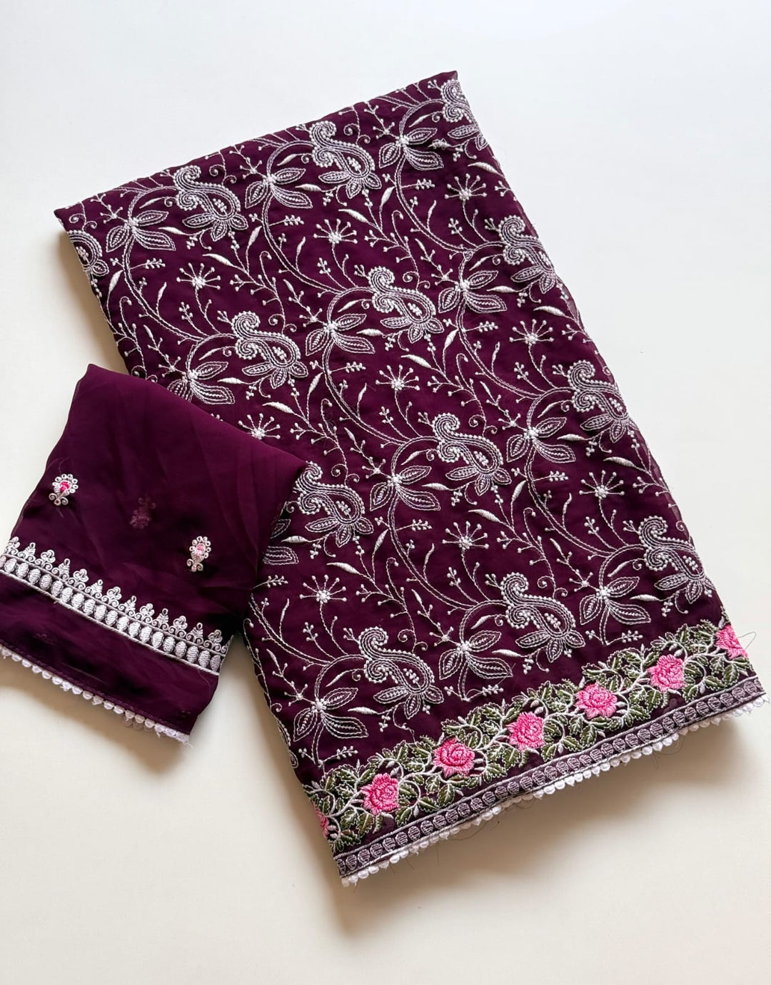 Cloudkiss Designer Georgette Saree