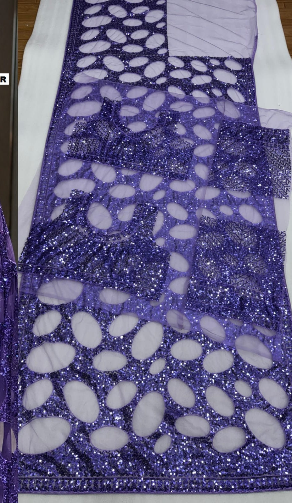 Celestial Gold Net Saree