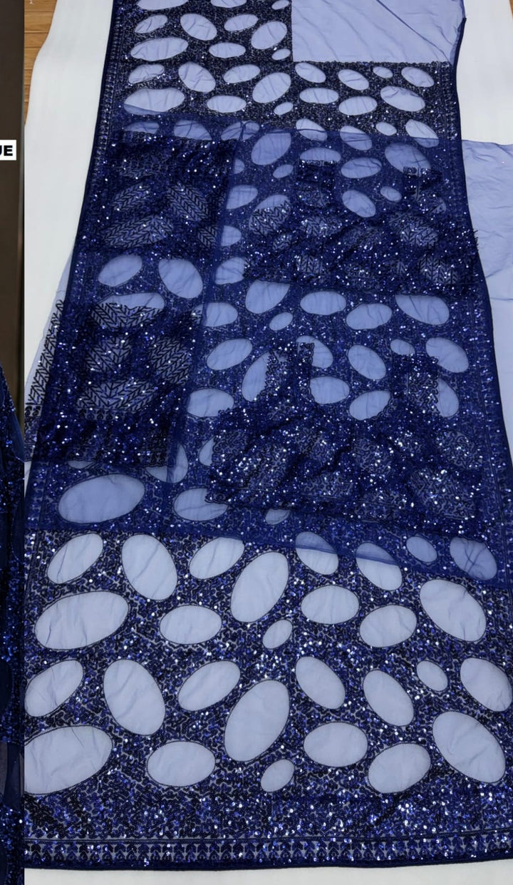 Celestial Gold Net Saree