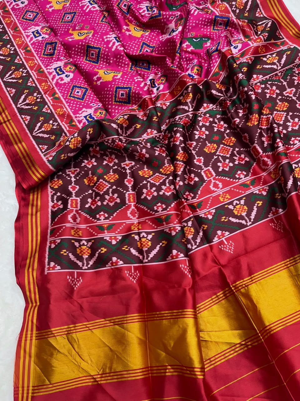 Naman Patola Silk Saree