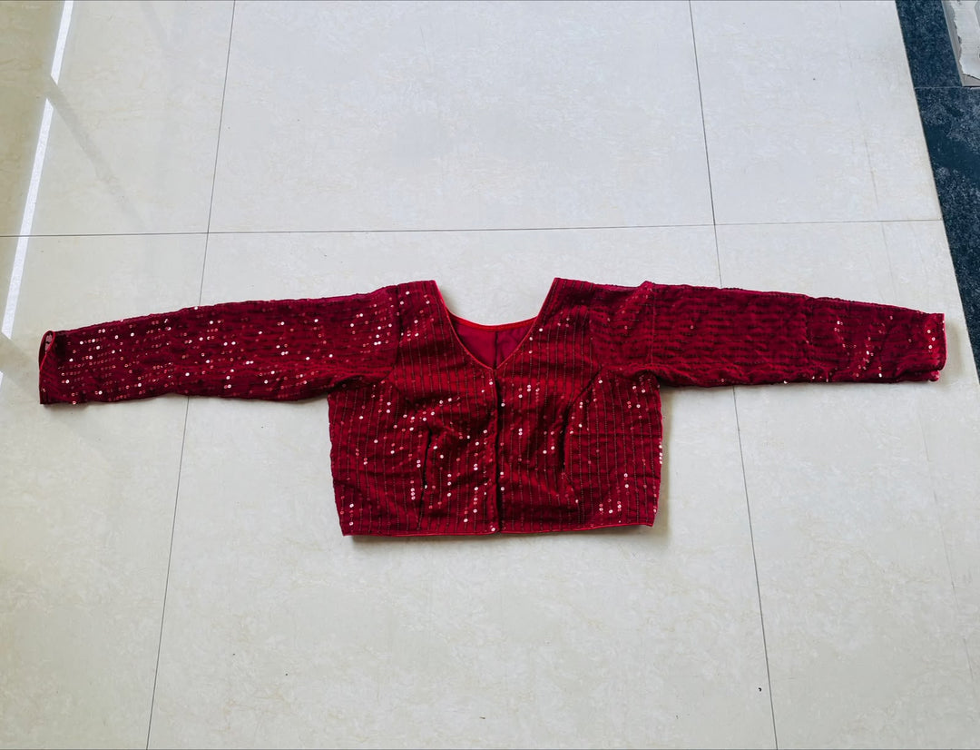 Royal Afterglow Designer Blouse