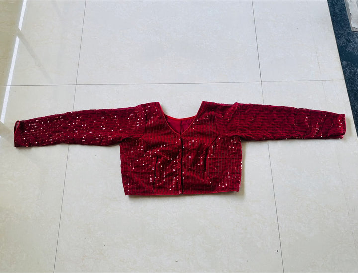 Royal Afterglow Designer Blouse
