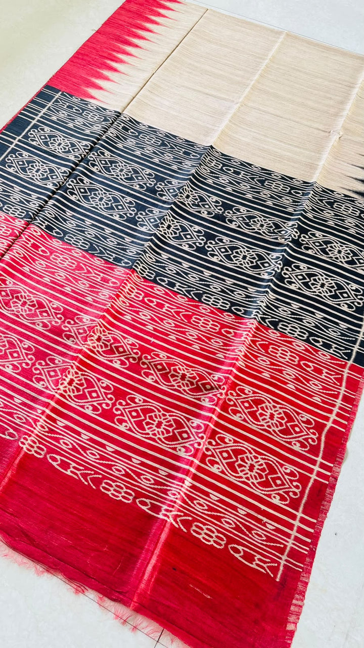 She Rules Ghicha Tussar Silk Saree