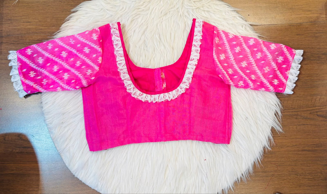 🌸Rasleela Jamdani Blouse 🌸