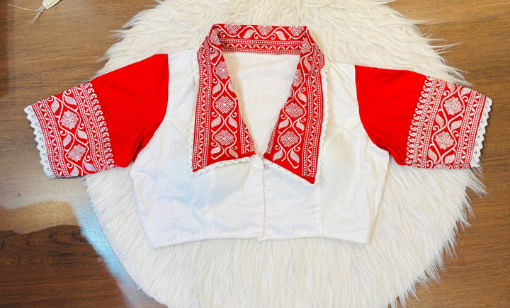 Briddhi Abhushan – Embroidered Cotton Silk Designer Blouse