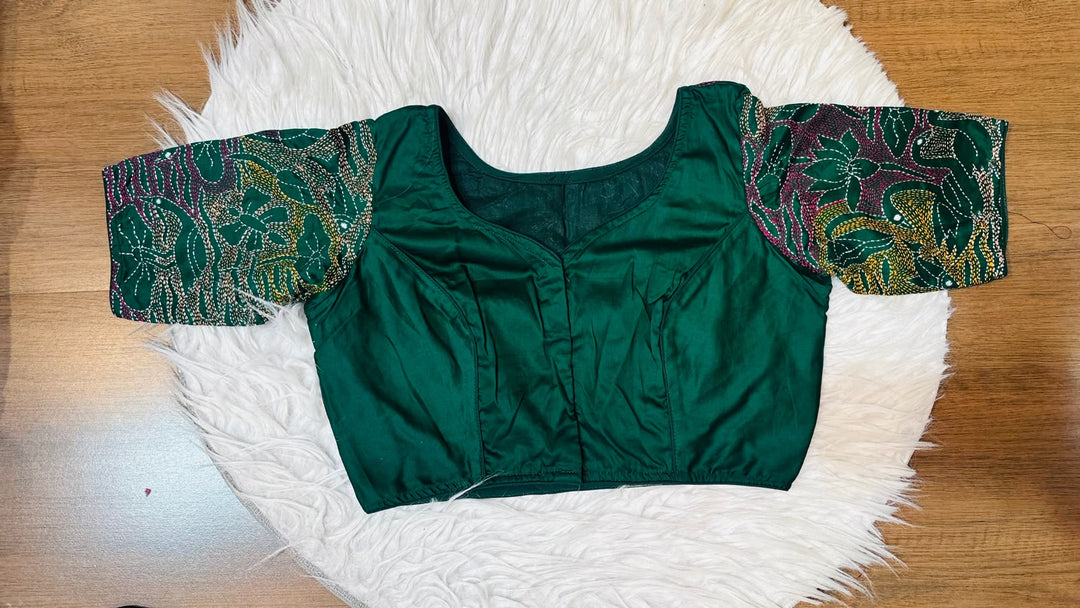 Flower Universe – Designer Floral Embroidered Blouse