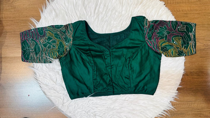 Flower Universe – Designer Floral Embroidered Blouse
