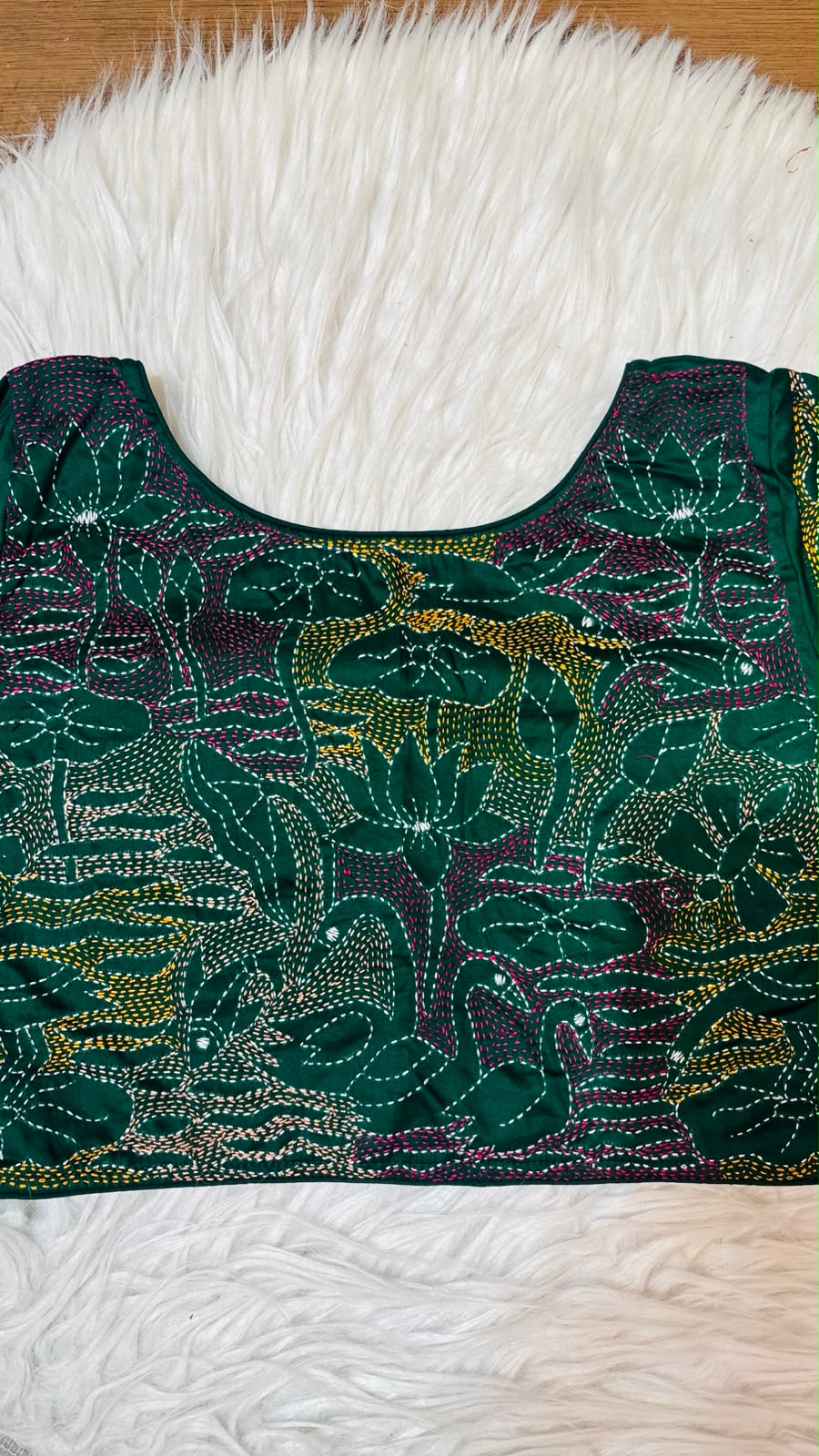 Flower Universe – Designer Floral Embroidered Blouse