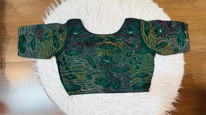 Flower Universe – Designer Floral Embroidered Blouse