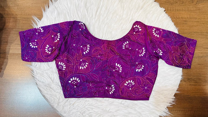 Bloom Theory – Designer Floral Embroidered Blouse