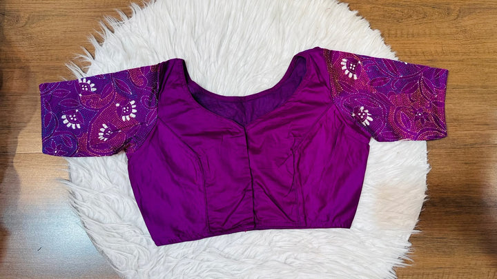 Bloom Theory – Designer Floral Embroidered Blouse
