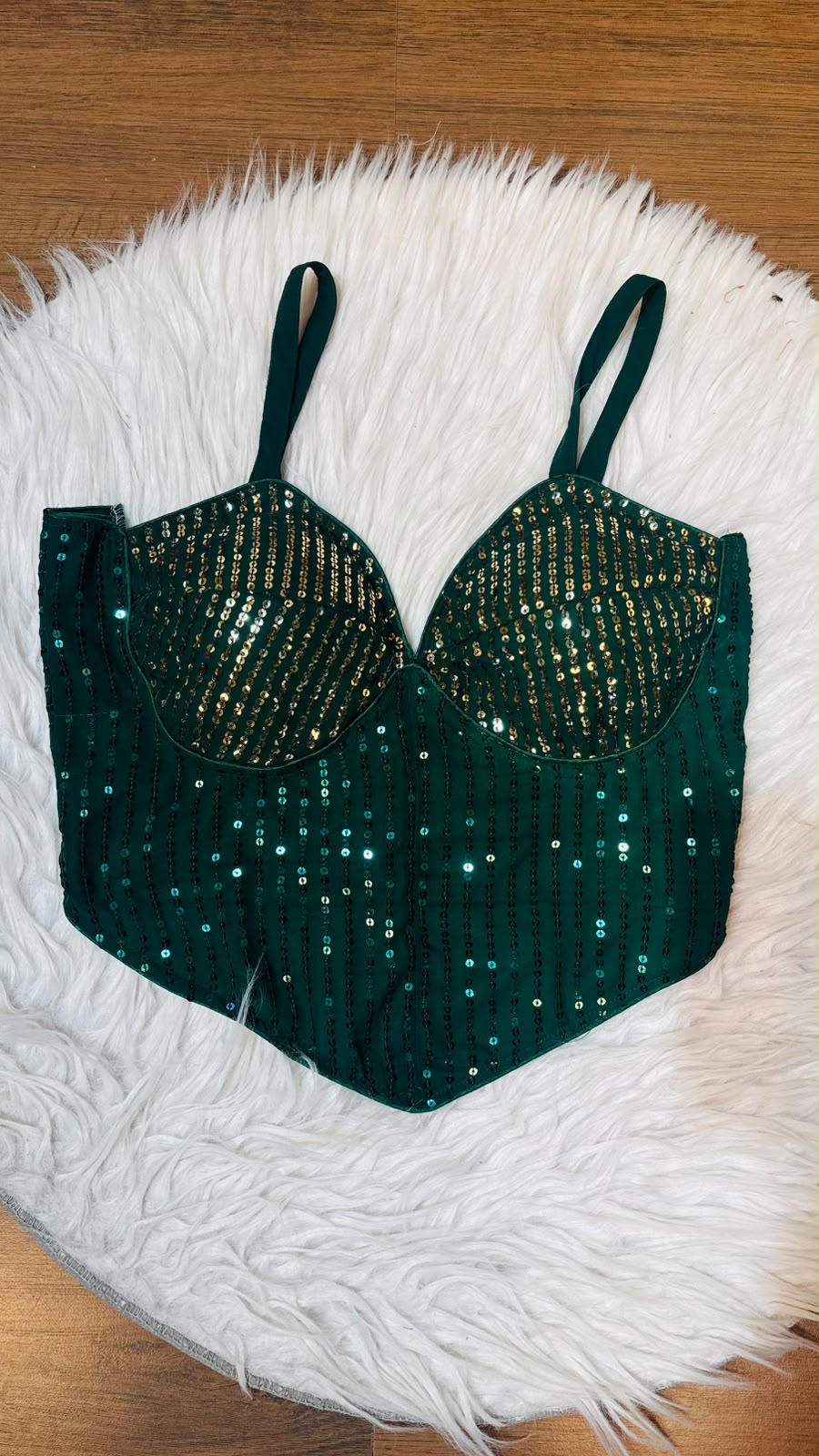 Glamour Spell Designer blouse with Sequin Work