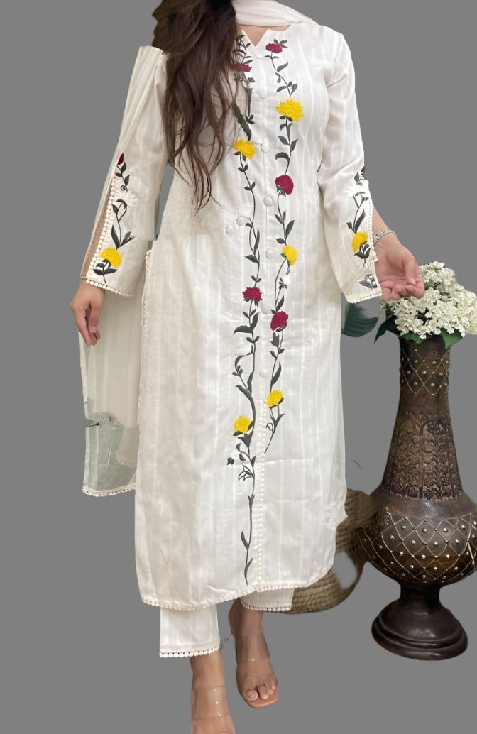 Kept In Heart Cotton Kurti Set