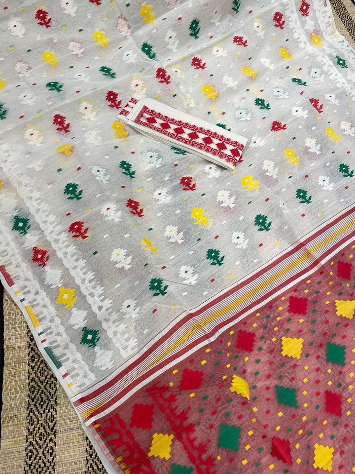 Manimala Dhakai Jamdani Saree